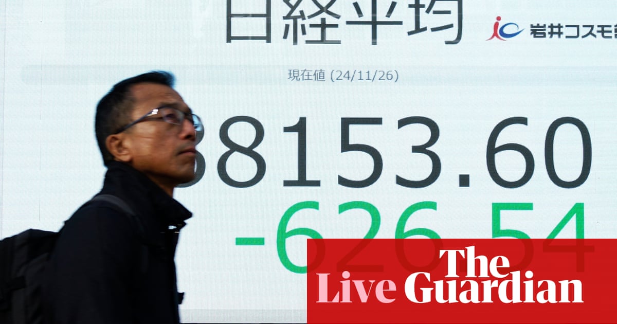 Dollar gains and stocks drop on Trump tariff threats – business live | Business