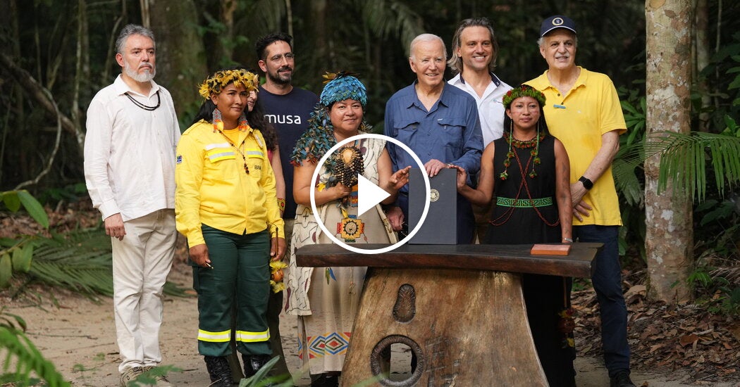 Biden Pledges New Funding to Protect the Amazon