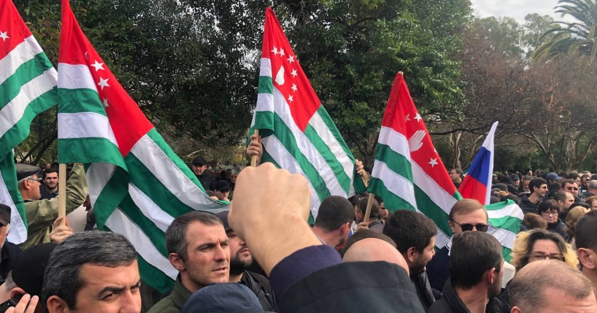 Protesters storm parliament in breakaway Georgian region of Abkhazia | Protests News