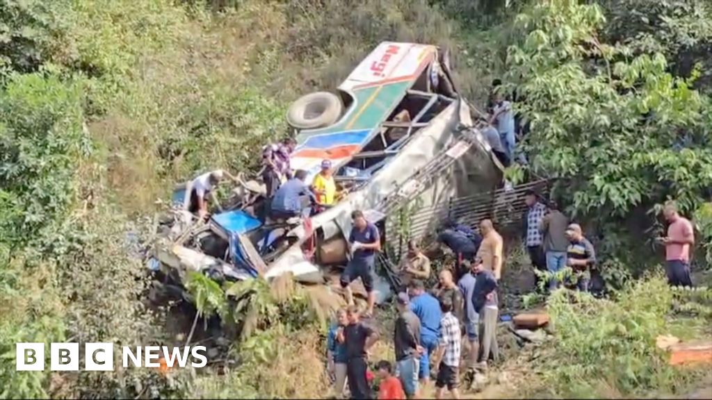 At least 36 dead after bus falls into a gorge