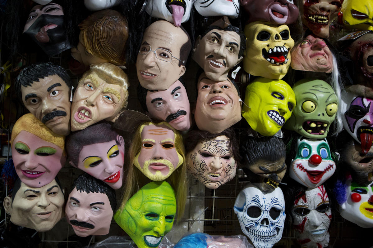 In cartel-plagued Mexican cities authorities warn adults not to wear masks on Halloween