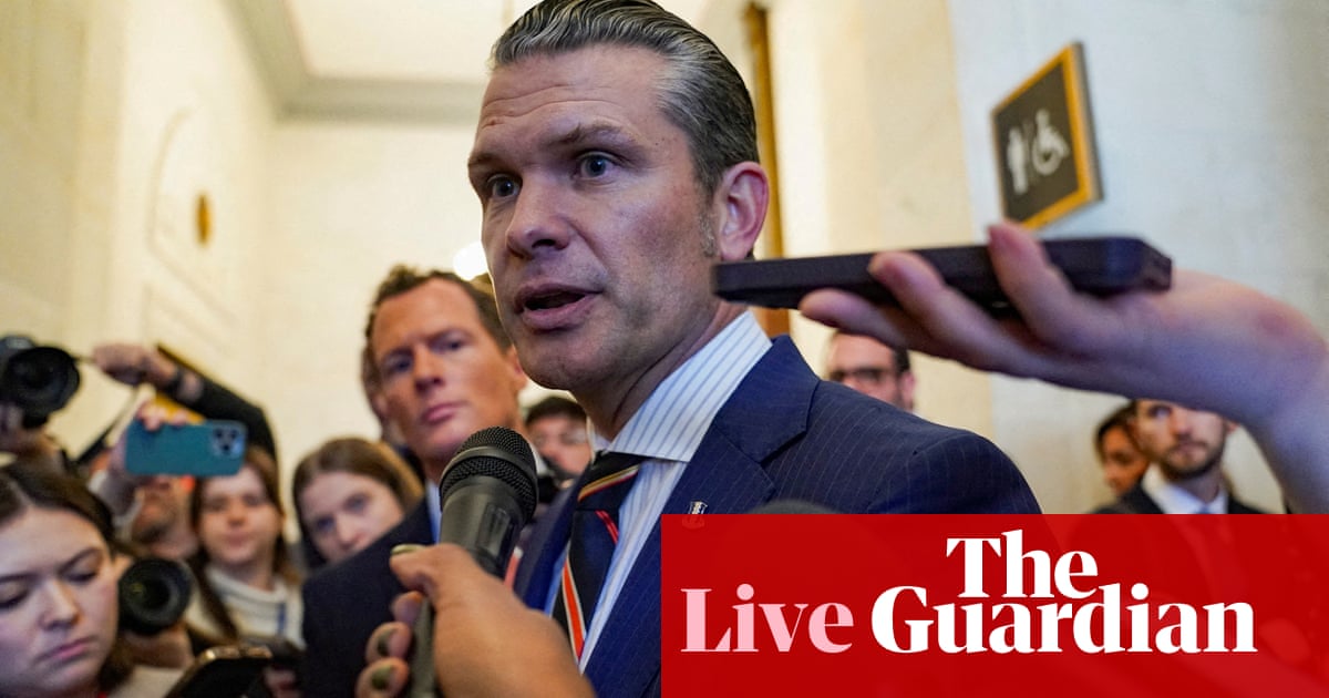 Trump’s defense pick Pete Hegseth faces scrutiny over sexual assault claims and attacks on UN and Nato – US politics live | Trump administration