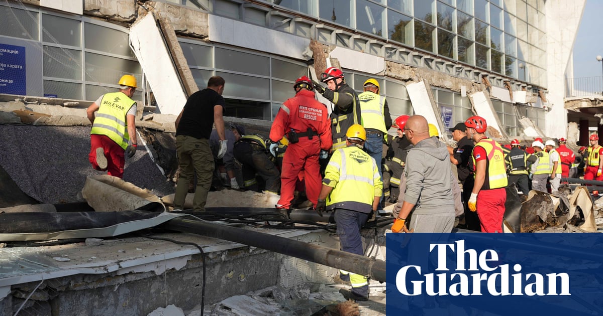 Roof collapse kills at least eight people at Serbian train station | Serbia