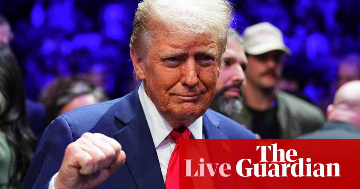 Donald Trump facing new ruling in hush-money case after election victory – US politics live | Trump administration