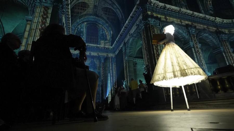 Immersive light show helps Paris church’s history ‘come alive’