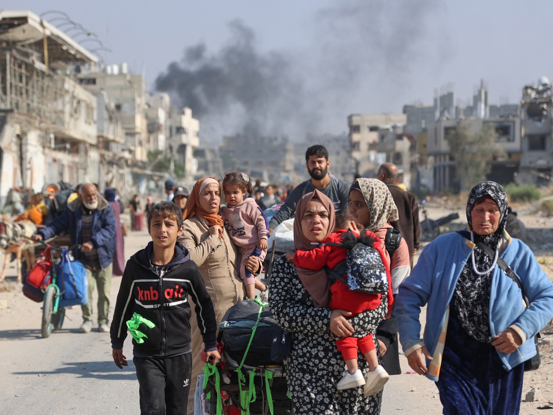 Israel’s forced displacement in Gaza amounts to war crime: HRW | Israel-Palestine conflict News