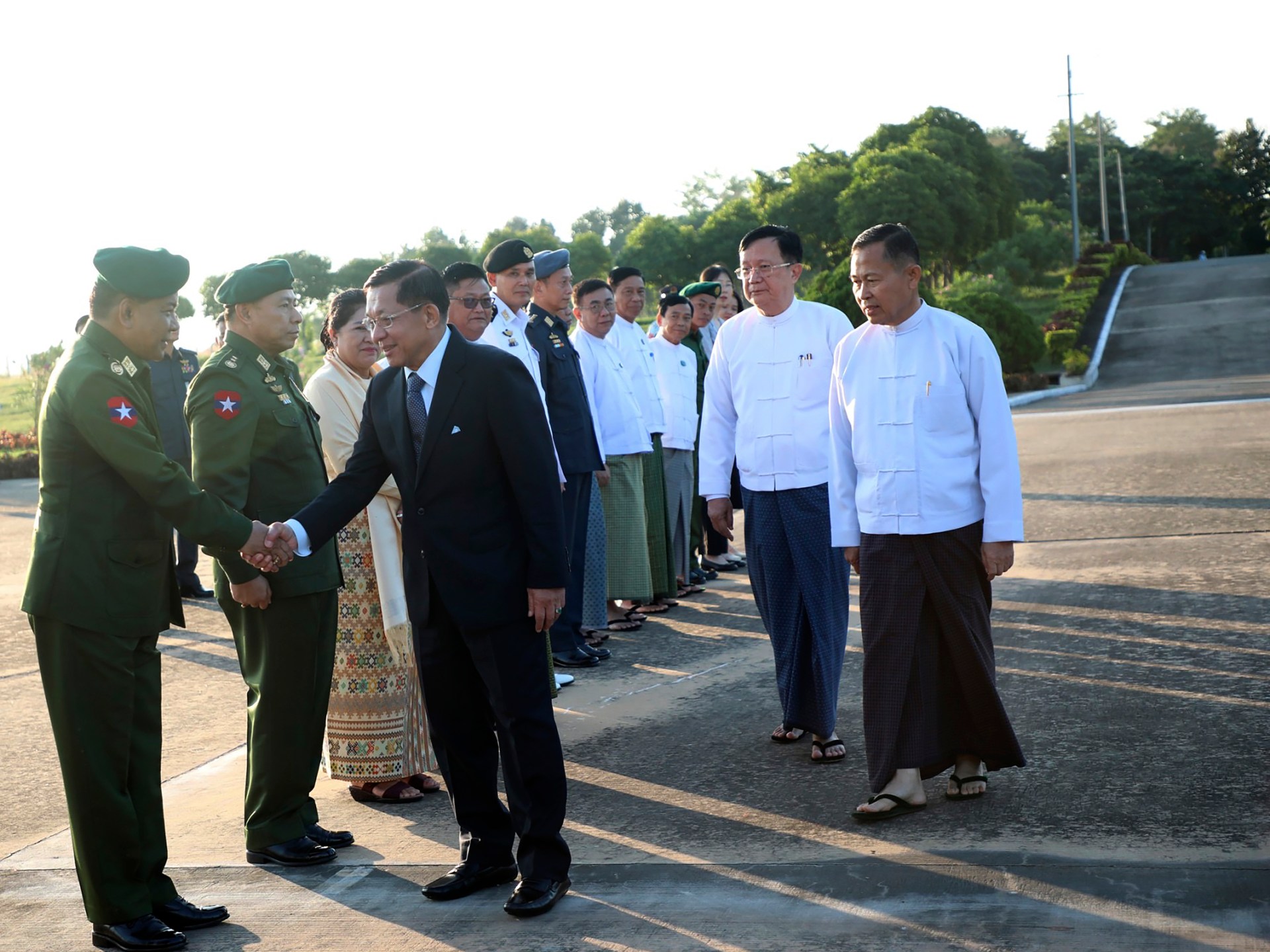 Myanmar military government chief on first visit to ally China since coup | News