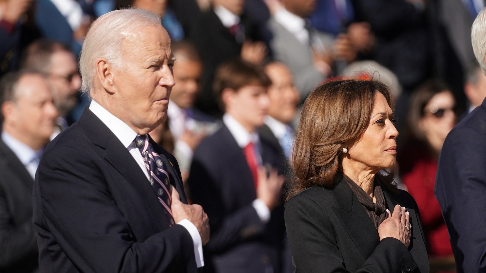 Biden on Veterans Day calls for US to 'come together as a nation'