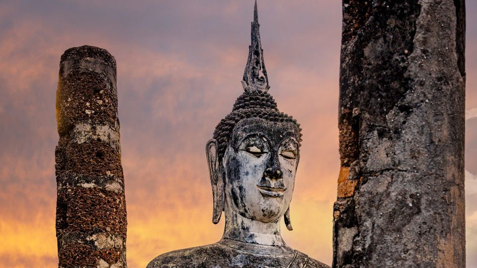 The Sukhothai Historical Park is particularly beautiful at sunset. - Roberto Moiola/Sysaworld/Moment RF/Getty Images