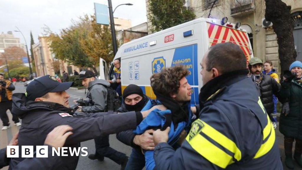 Georgian police clear protesters challenging 'stolen' election