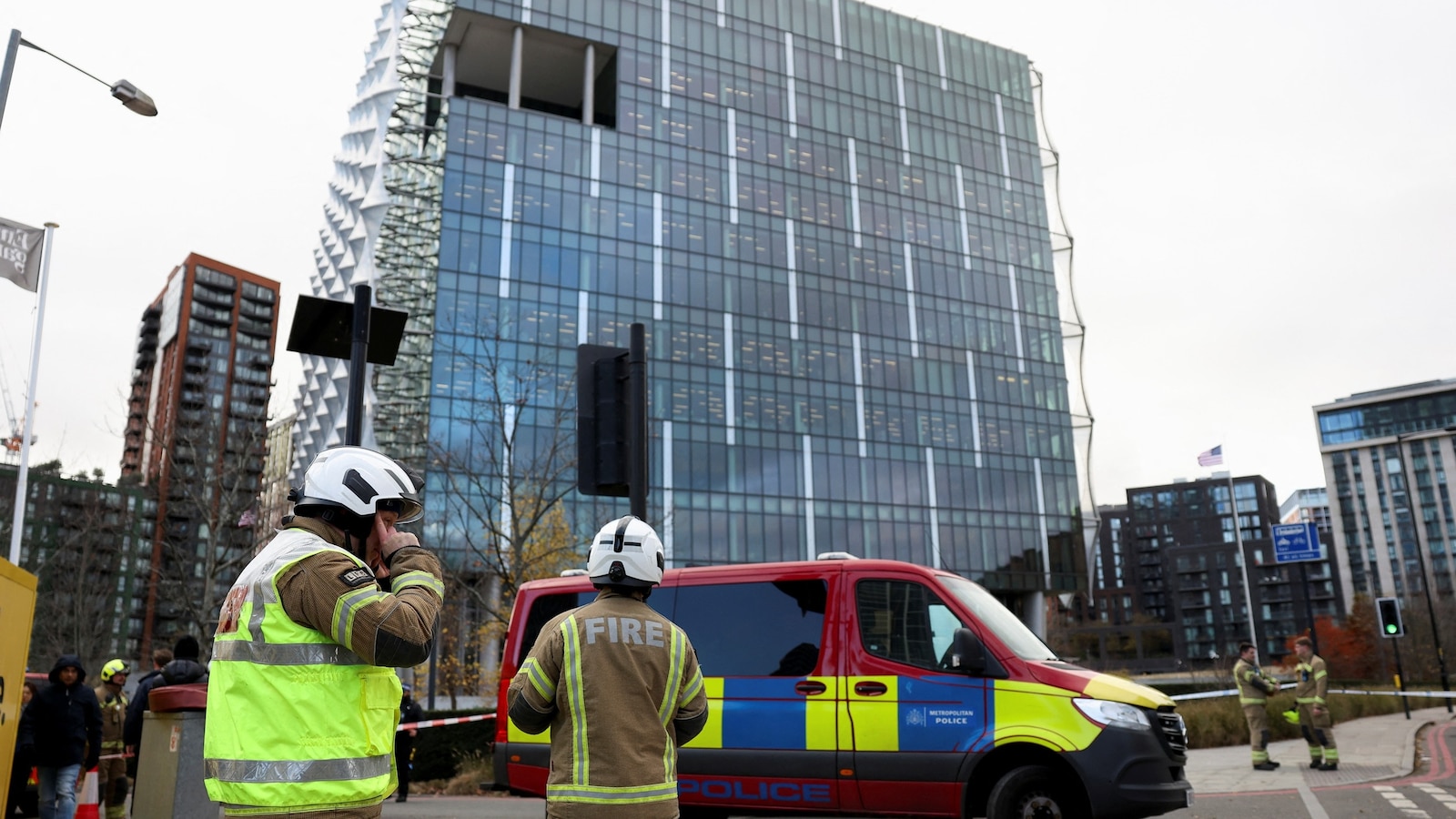 ‘Suspicious package’ found outside US embassy in London