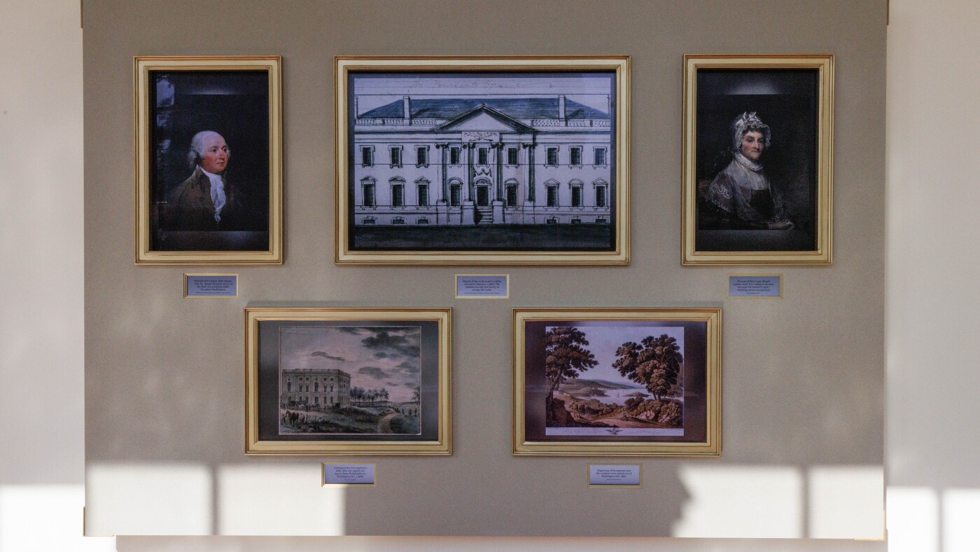 I went on the new White House tour. This is what you can now see : NPR