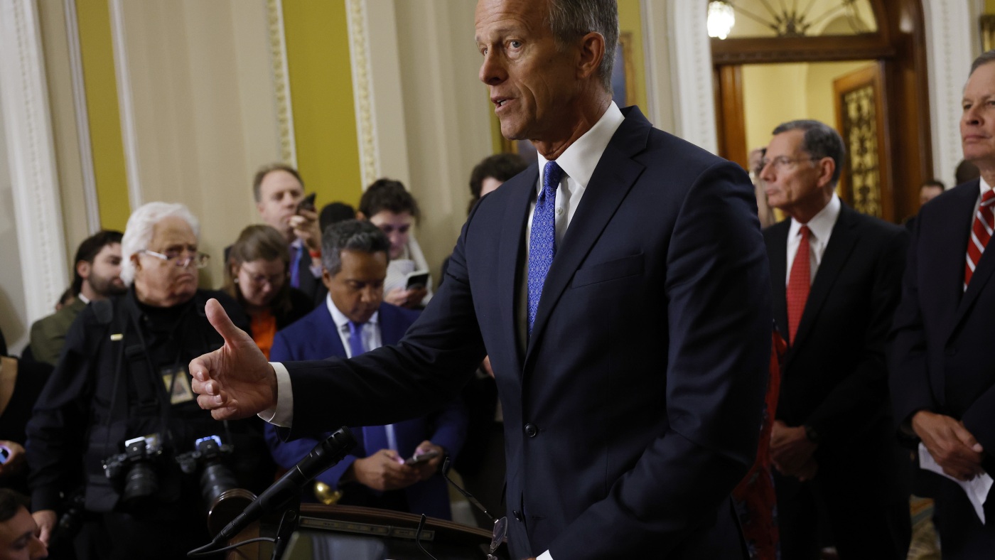 Republicans choose John Thune as next Senate majority leader : NPR