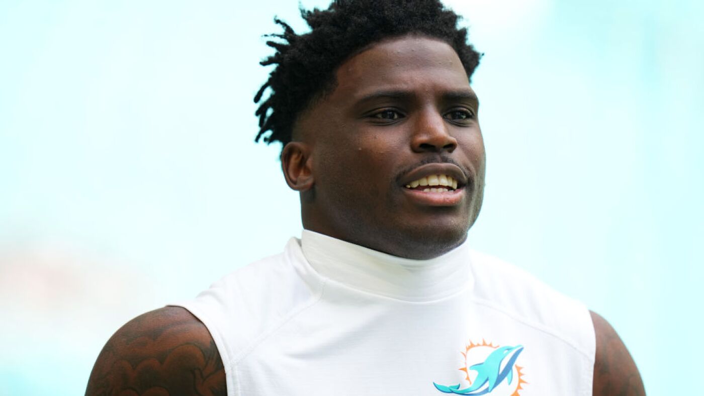 Traffic citations against NFL star Tyreek Hill are dropped : NPR