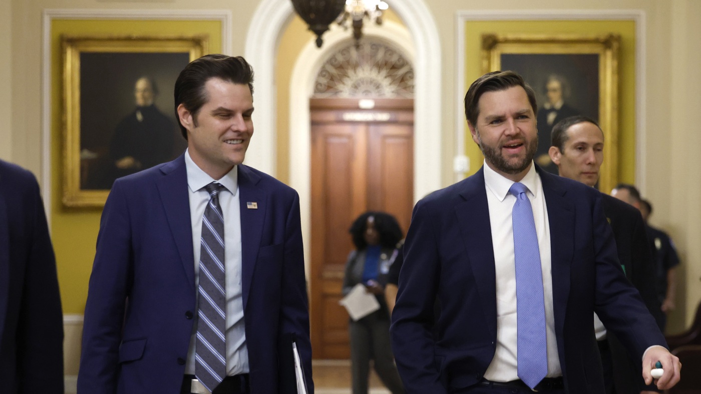 Matt Gaetz withdraws as Trump's pick for attorney general : NPR