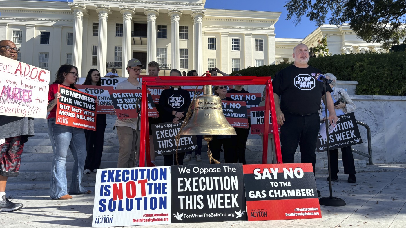 Alabama carries out nation’s 3rd nitrogen gas execution : NPR