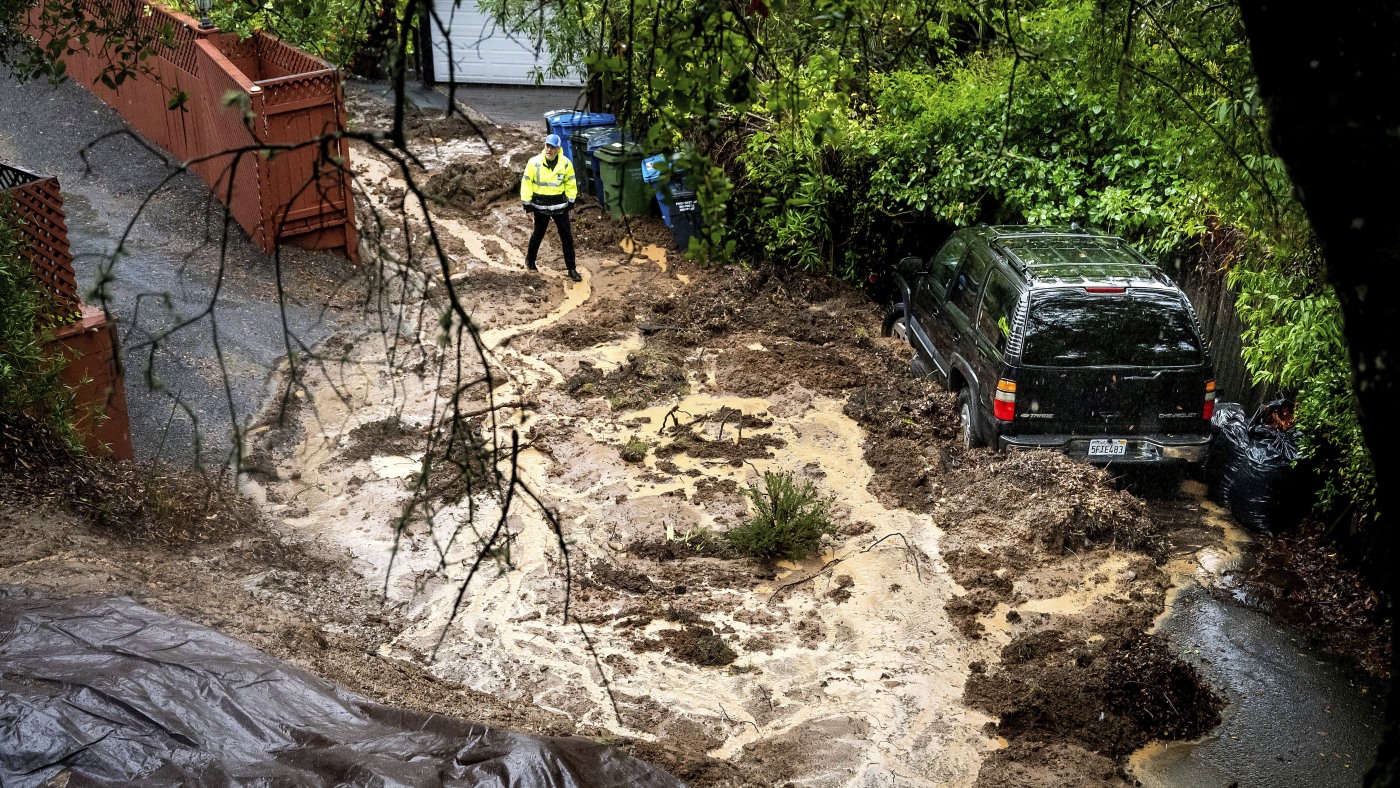 Storm lashes Northern California after leaving thousands without power in Seattle : NPR