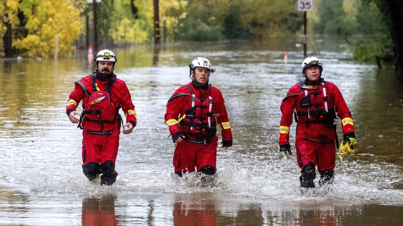 Winter storms sweep across the U.S. while a new system is expected for Thanksgiving : NPR